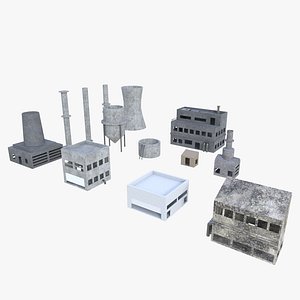 Industrial Buildings 3D model