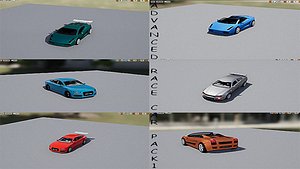 Advanced Race Car Pack 1 Unity