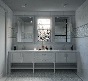 3D model Bathroom 01