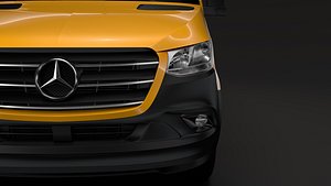 3D mercedes benz sprinter panel