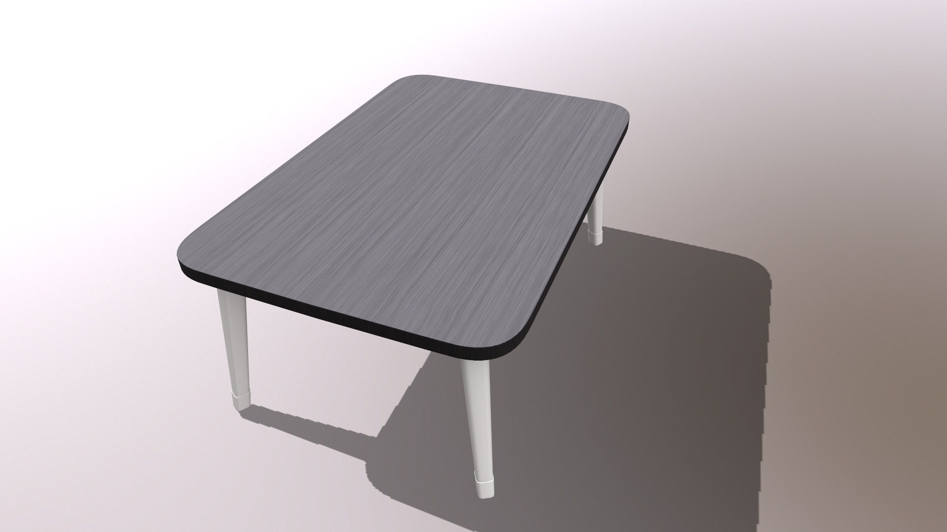 3D Wooden Computer Desk Model - TurboSquid 2236627