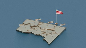 dc flag 3D