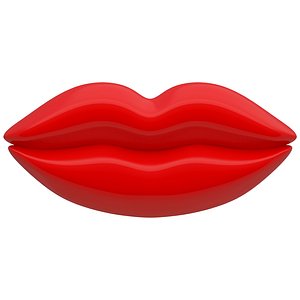 Lips Icon Red