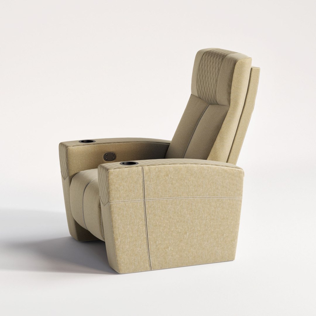 3ds Max Ferrier Incliner Theatre Seating