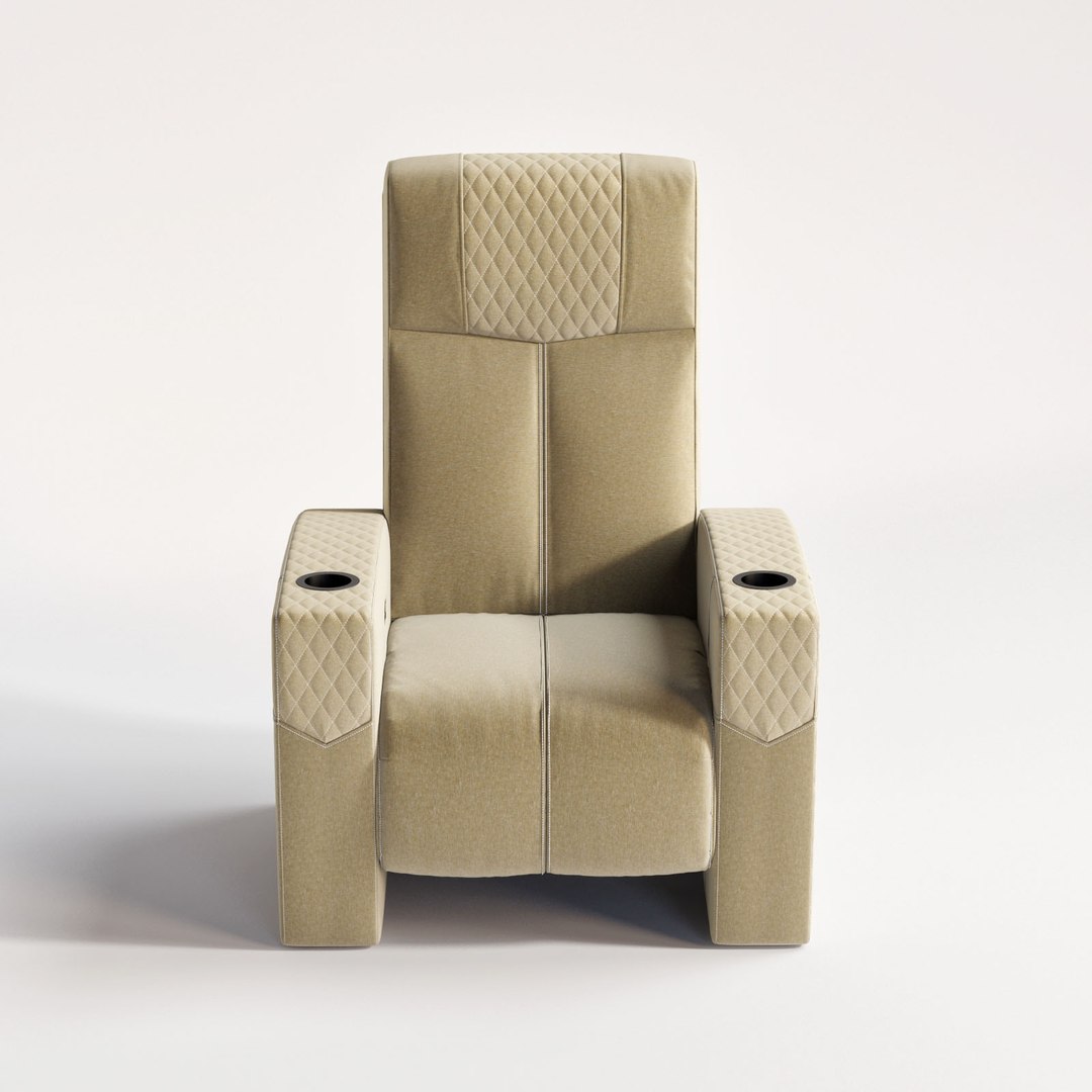 3ds Max Ferrier Incliner Theatre Seating