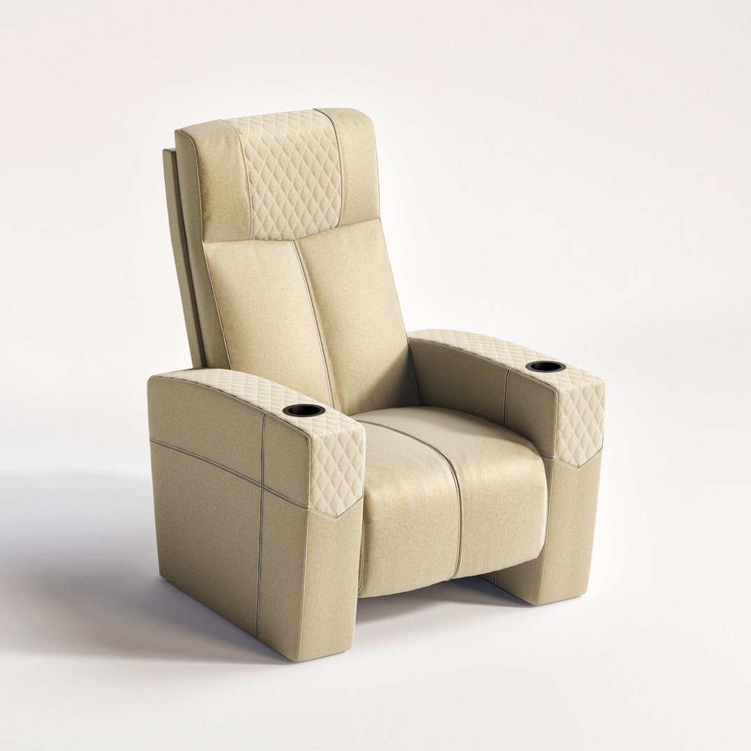 3ds Max Ferrier Incliner Theatre Seating