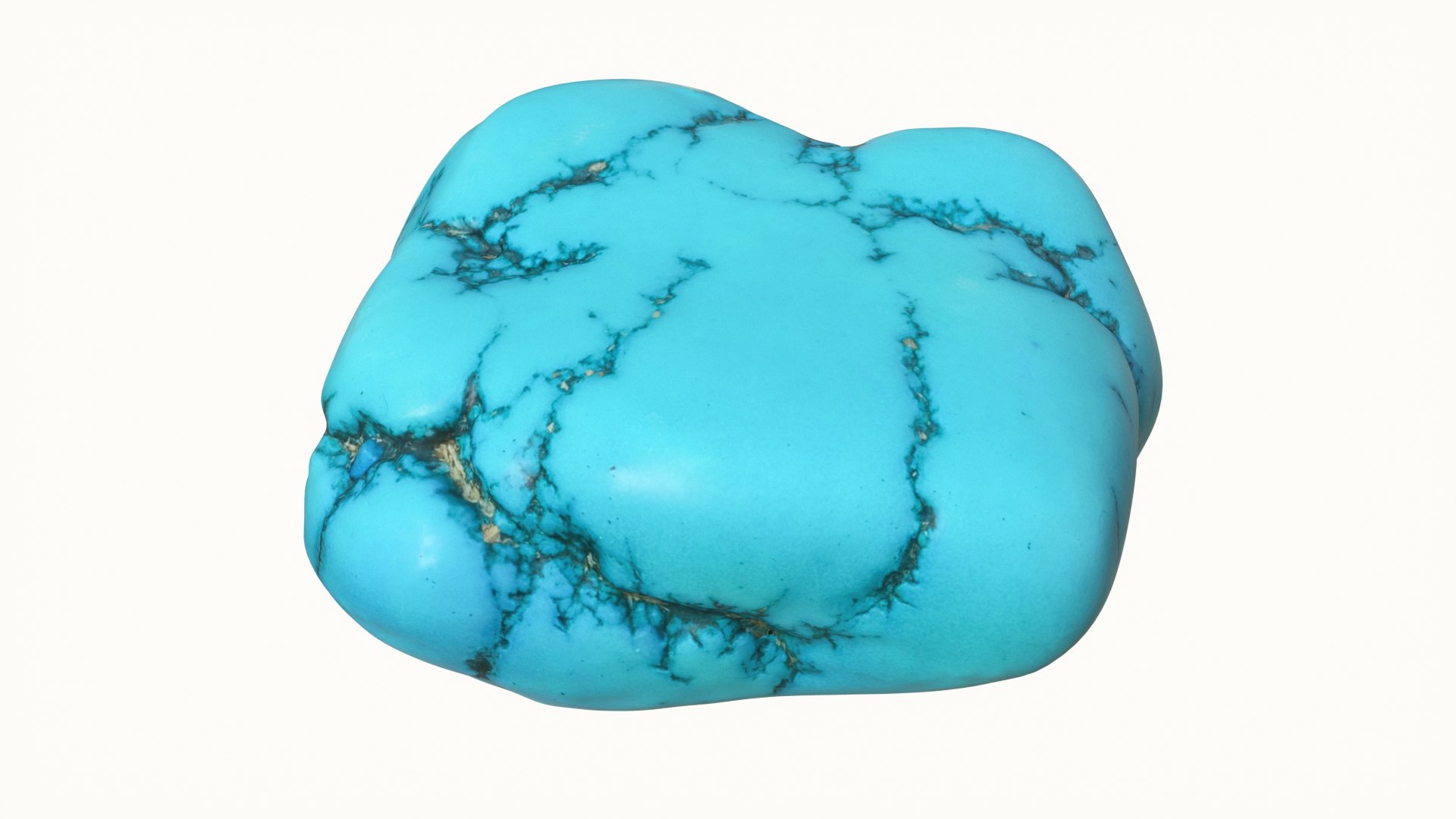 3D Turquoise Stone Model - TurboSquid 1788526