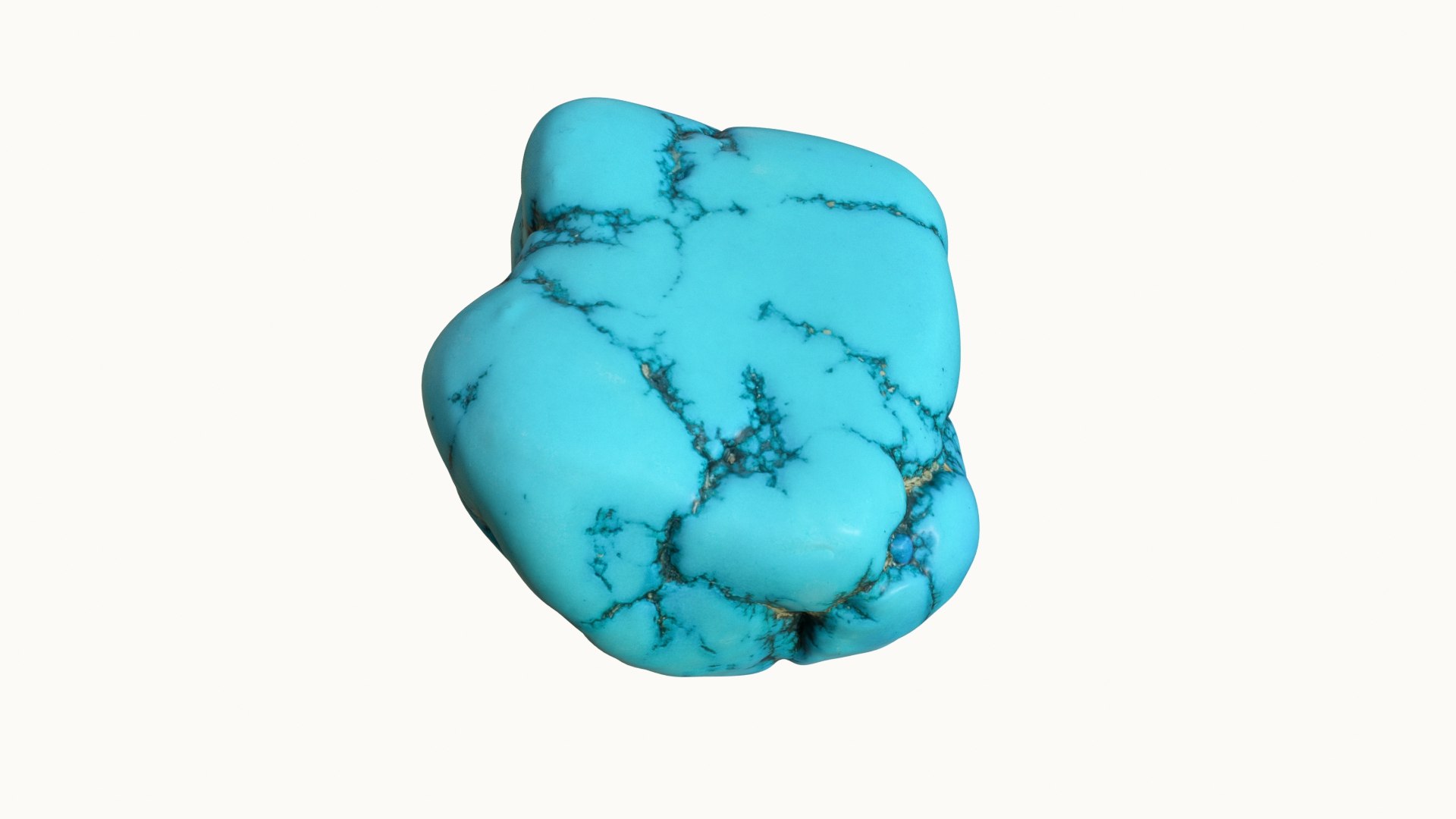 3D Turquoise Stone Model - TurboSquid 1788526