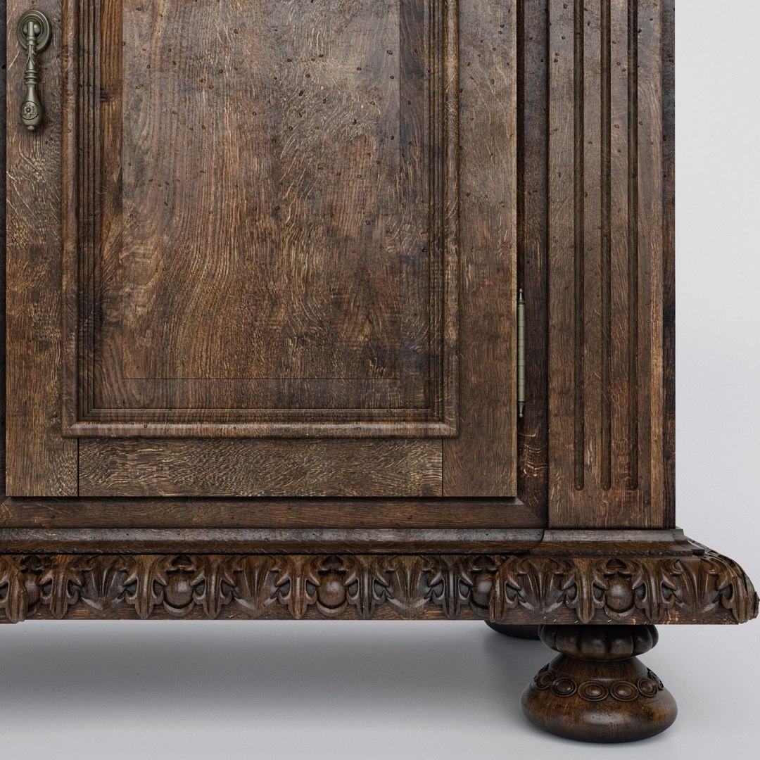3d Model Of Hooker Rhapsody Credenza