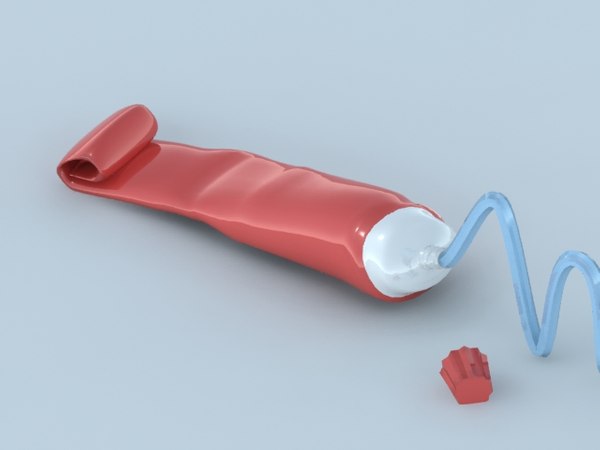 toothpaste 3d model