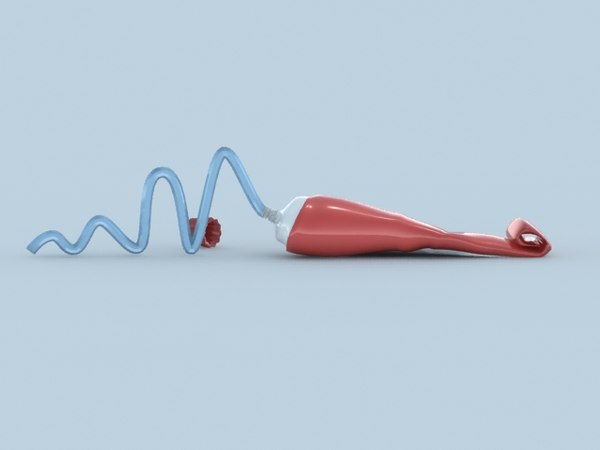 toothpaste 3d model