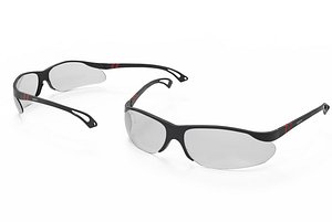 3D Safety sun Glasses model 3D model