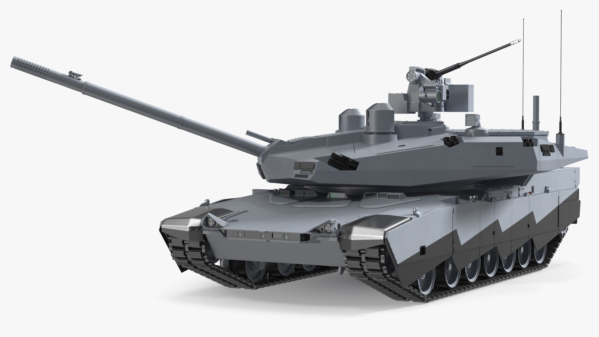 3D Abrams X Tank Grey Rigged For Maya Model - TurboSquid 2241572