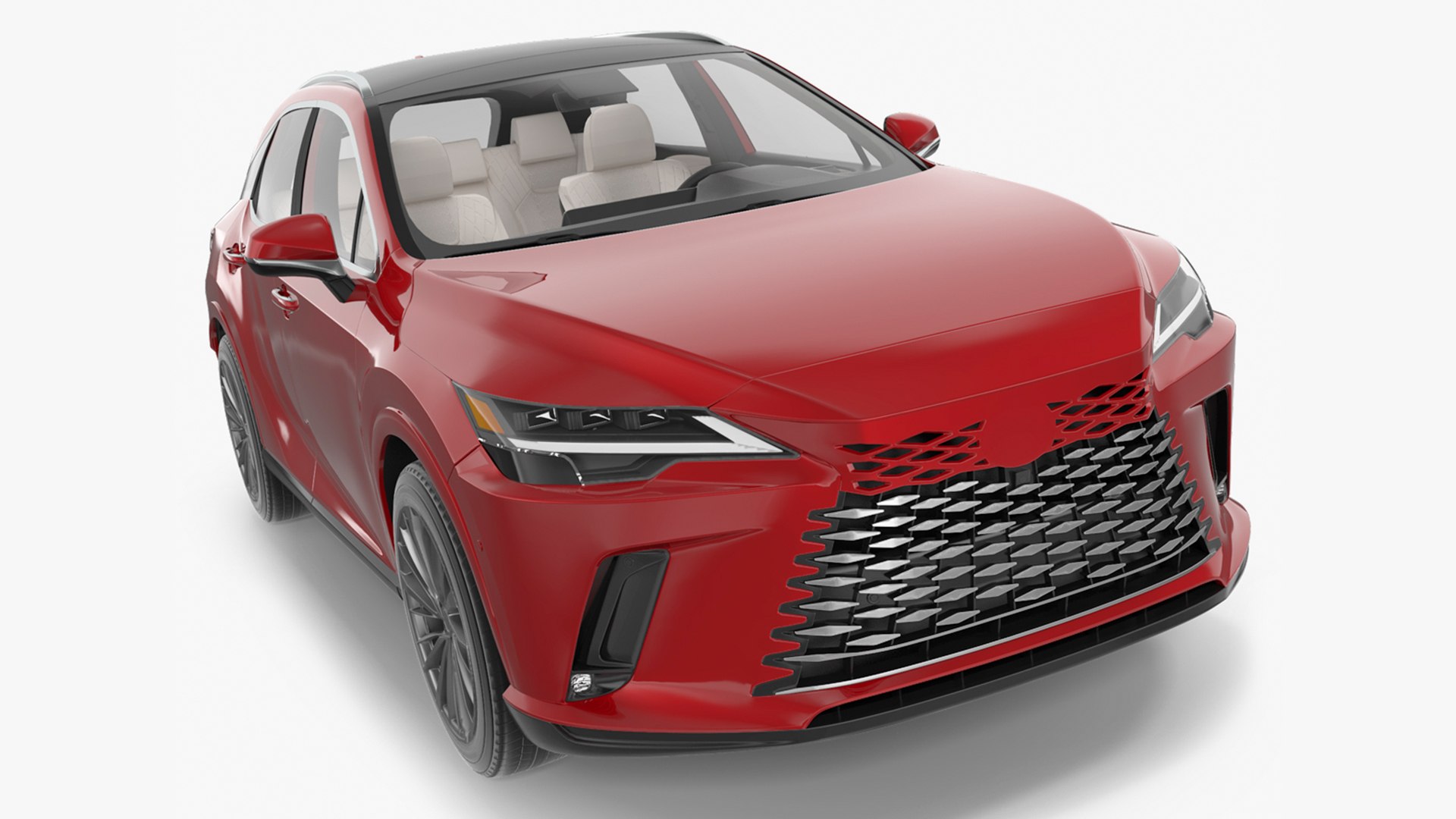 Crossover Simple Interior Red 3D model preview