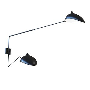 Serge Mouille Two-Arm Wall Sconce