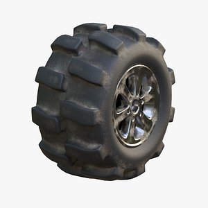 Stylized Wheel 3D Model model