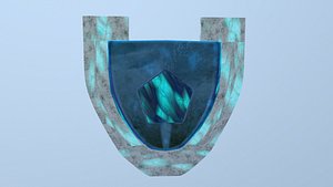 Crystal Shield 3D model