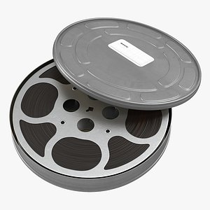 Video Film Reel in Case 2 3D Model