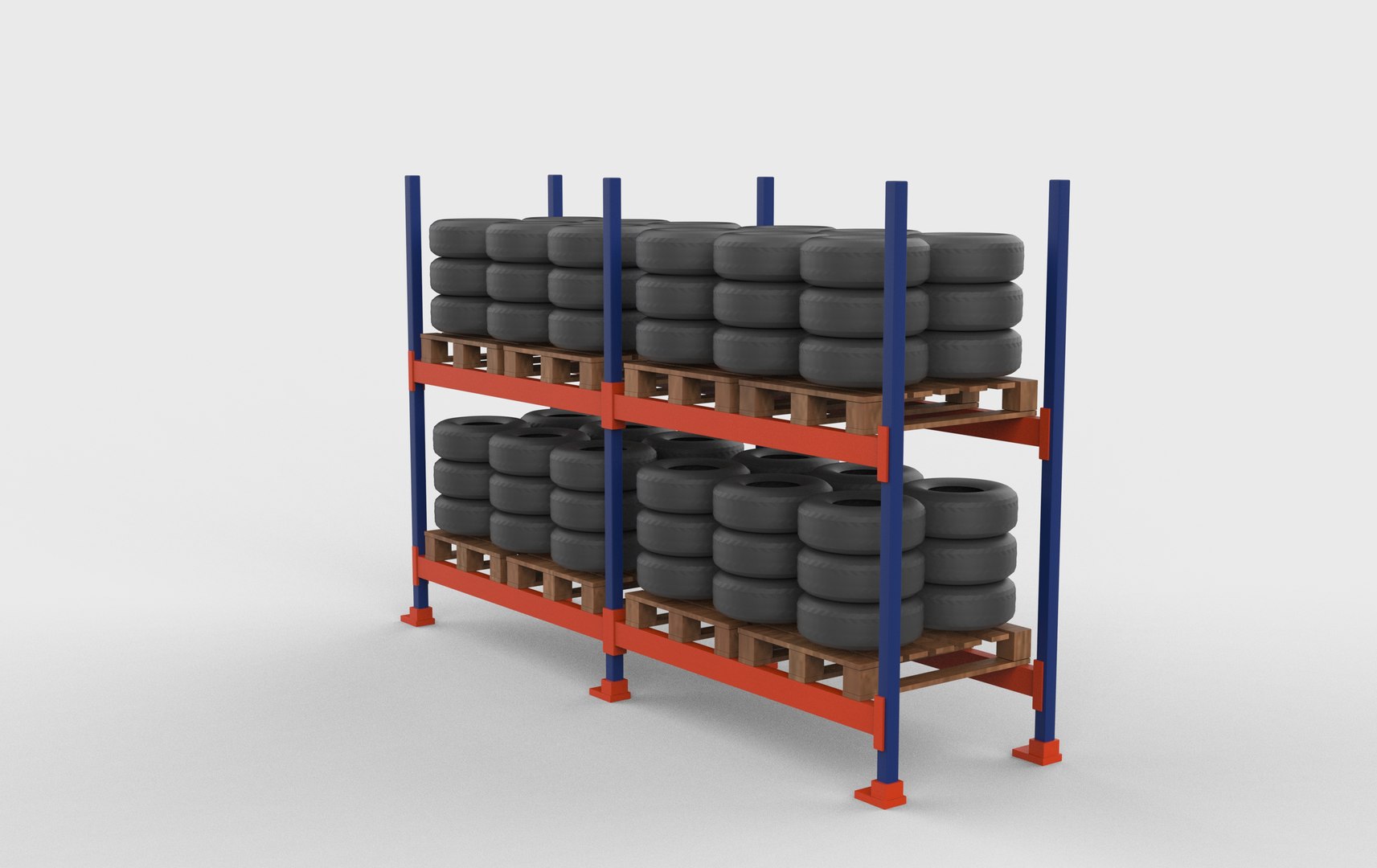 3D Tire Storage Rack 3D Model Model - TurboSquid 2468575