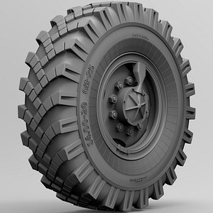 ural wheel 3D model