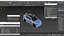 Kids Battery-Powered Tesla Style Car Blue