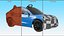 Kids Battery-Powered Tesla Style Car Blue