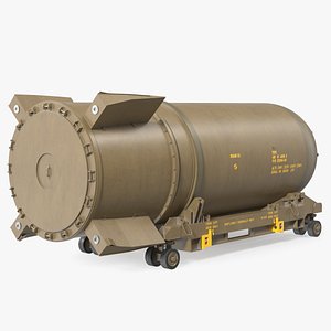B41 Nuclear Bomb with Airplane Cart