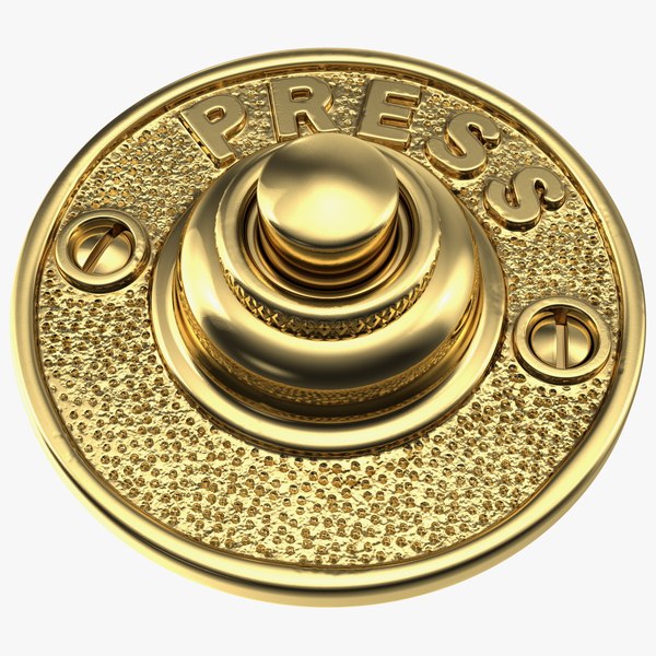 bell push button gold model