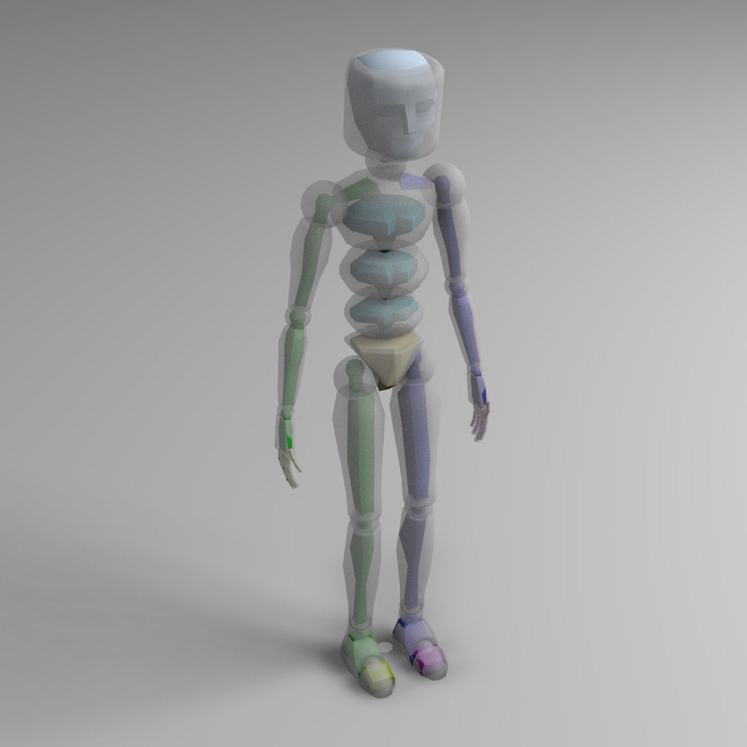 Free Biped Rigged Dummy 3D - TurboSquid 1650063
