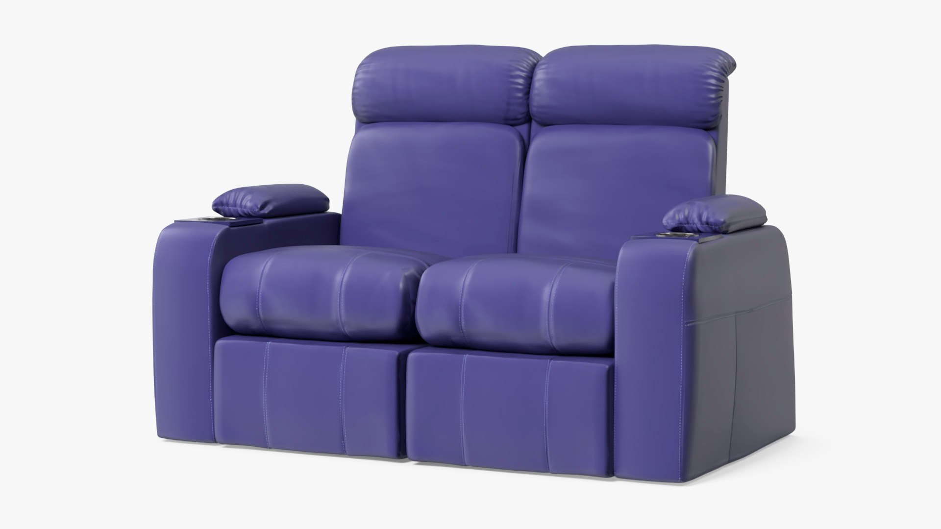 Cinema Armchair Blue 3D model preview