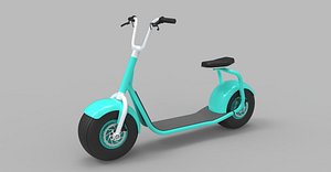 3D model scooter moto vehicle