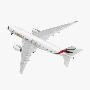 Airbus A350-800 Emirates Air Line 3D Model