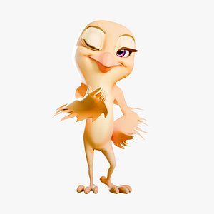 Cartoon Yellow Canary