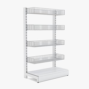 Shelving With Hanging Wire Basket