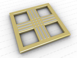 3D model cross
