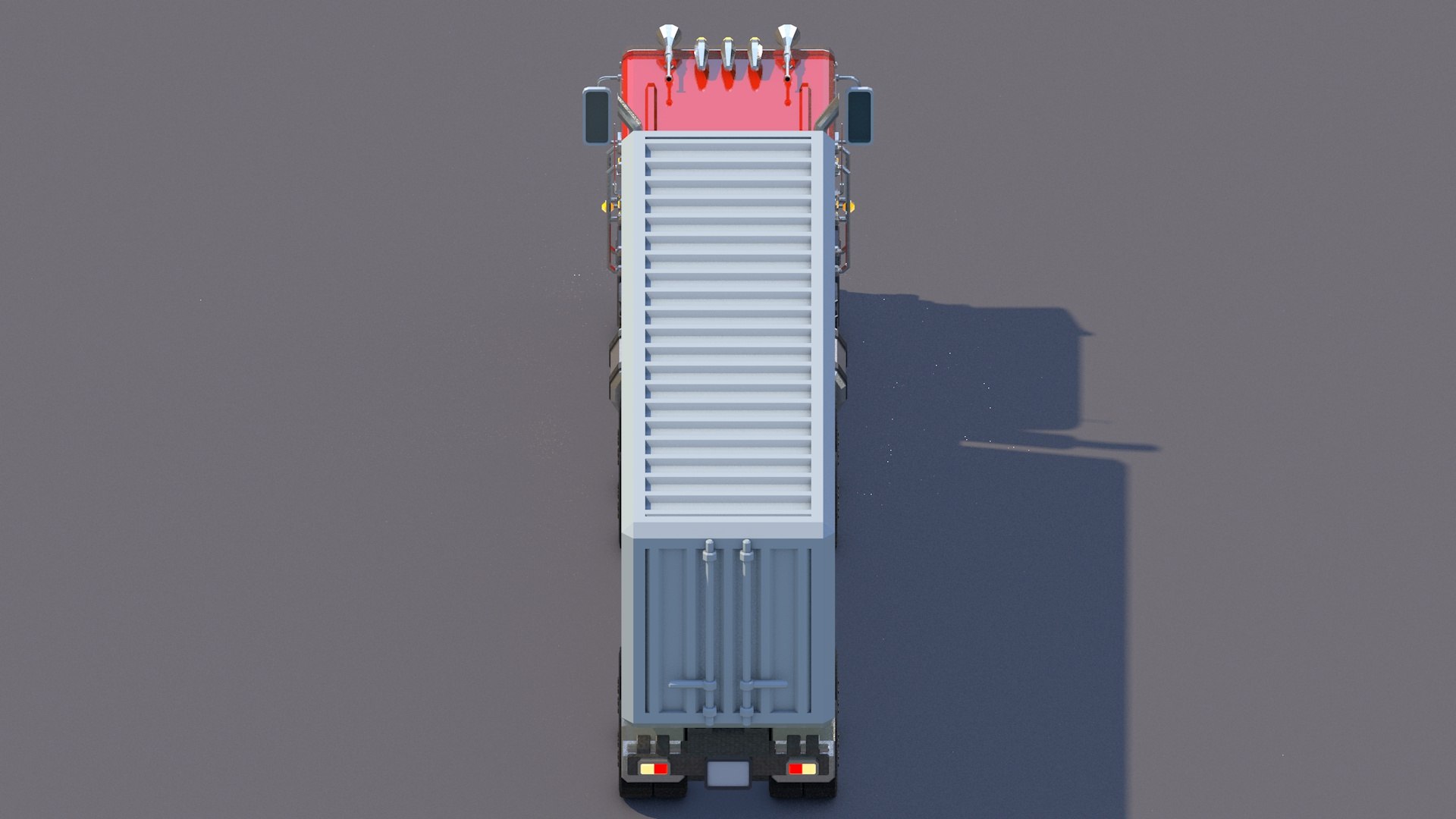 Container Truck Model 3D - TurboSquid 2153185