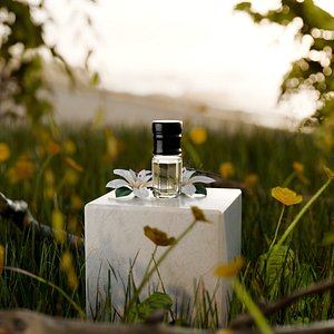 3D perfume model