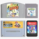 Colección de juegos de cartuchos de Nintendo