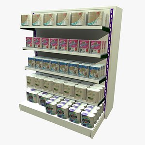 3ds max kitchen towel shopping shelf