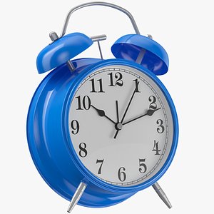 Retro Alarm Clock 08 3D model