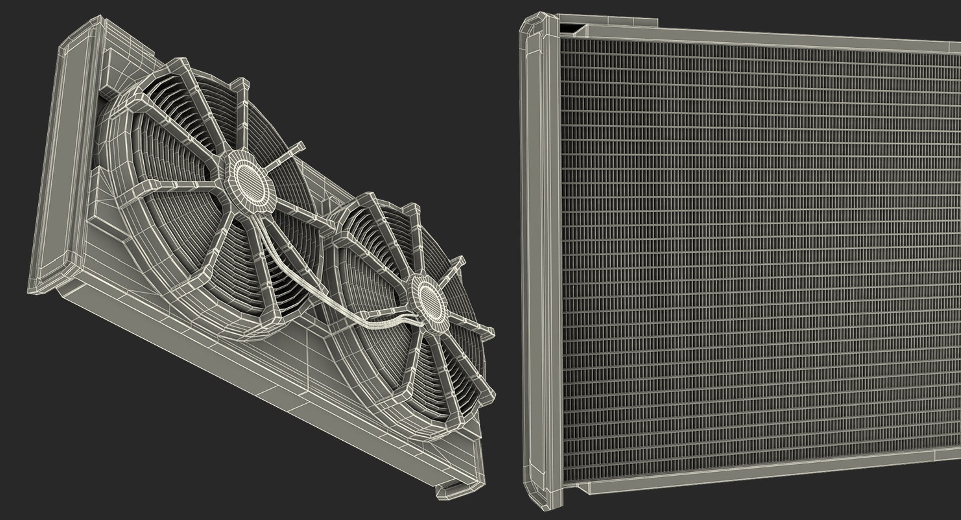 3D Car Radiator Fan - TurboSquid 1428048