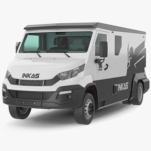 3D Iveco Daily 6 INKAS Armored Vehicle model