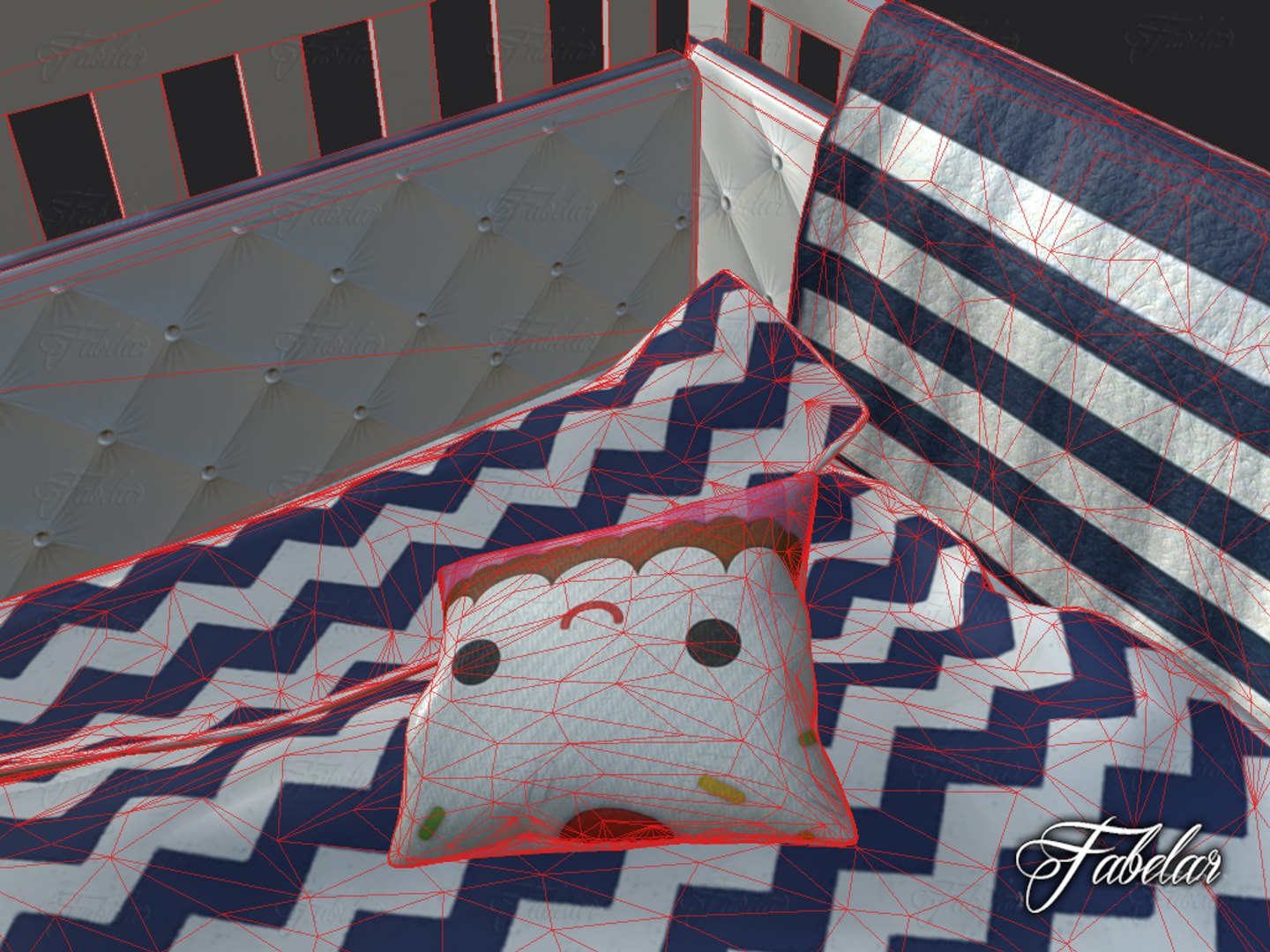 Cot Bed 3D Model - TurboSquid 1366080