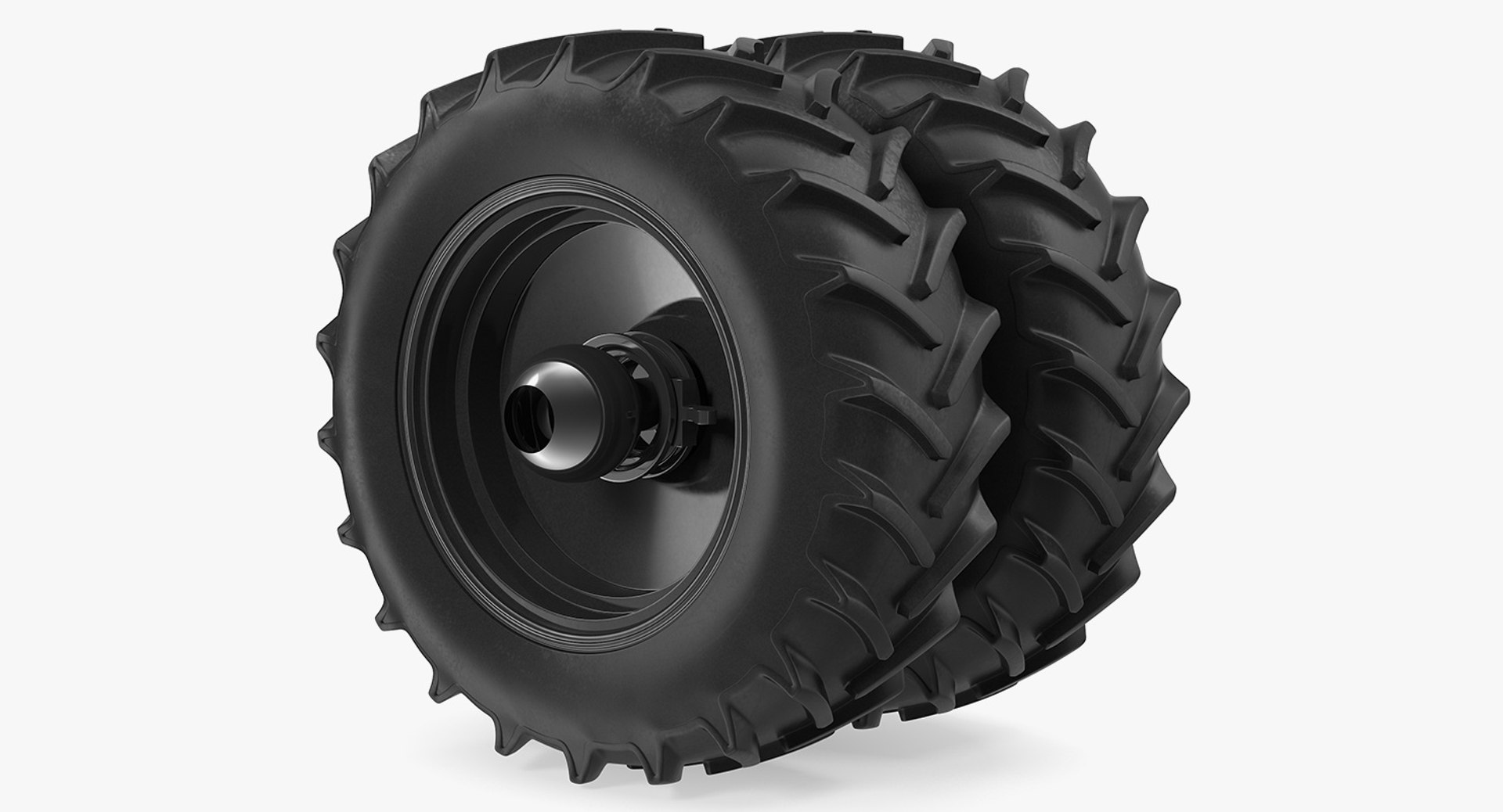 Good Year Tractor Twin Tire 3D Model 3D model preview
