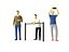 Low Poly Human — pakiet stojącej publiczności