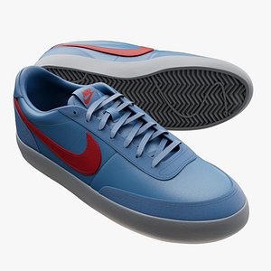 3D model Nike Killshot 2 Shoe - Blue Red