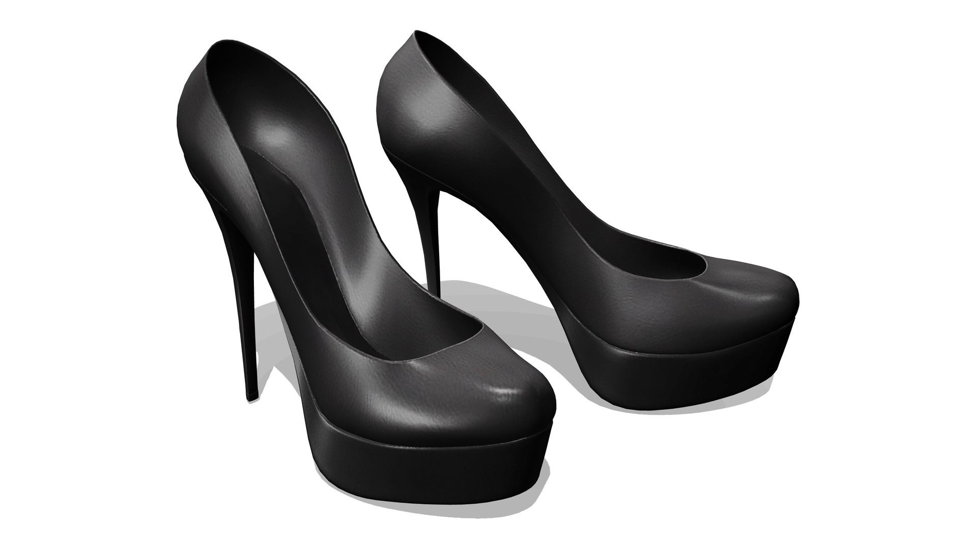 3D Ladies Classic Stilettos V2 - TurboSquid 1904358