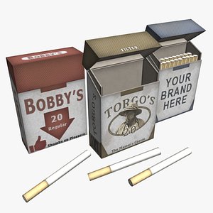 3ds cigarette packs smokes