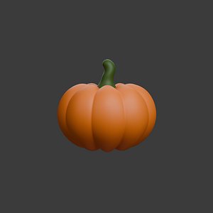 Pumpkin cartoon model