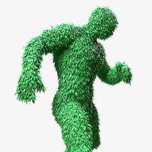 Human Topiary Garden Sculptures 3D model